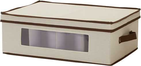 Household Essentials, Natural 531 Mug and Tumbler Vision China Storage Box Chest