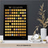 Top 100 Movies Scratch Off Poster - Films of all Time Bucket List - 24x16" Easy to Frame Scratchable Cinema Checklist Poster - Must See Movie Challenge - 100 Essential Movies Scratch off Calendar with Scratcher Included - Greatest Movies for Family to Wat