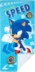 Franco Kids Super Soft Cotton Beach Towel, 58 in x 28 in, Sonic The Hedgehog