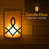 GE Enbrighten SleepLite LED Amber Night Light, Hi/Low Dimmable, Dusk-to-Dawn, Melatonin, Natural Sleep Aid, Ideal for Bedroom, Nursery, Bathroom, 43876, 1 Pack, Oil-Rubbed Bronze | Candle Glow