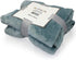Allgala 60x45 Super Soft Flannel Plush Light Weight Throw Blanket-Teal/Mint Green-BLK82303