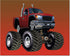 Monster Truck Poster Prints - Set of 6 (8 inches x 10 inches) Photos - Kids Wall Art Decor