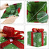 gresonic Christmas Lighted Pop Up Gift Boxes Decorations, Set of 3 Tinsel Present Box, Pre-lit 48 LED Light Up Tree Skirt Ornament, Indoor Outdoor Red Green & Blue for Holiday Party Xmas Home Yard