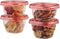 Rubbermaid - Mini Food Storage Containers, (0.5 Cup), (6 Pack)