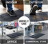 HAOJIAO Front Door Mats Outdoor , 17 x 29 Heavy Duty Rubber Non Slip Indoor Doormat, Durable Low Profile Welcome Mat Dirt Resistant Floor Rug for Entryway Patio Christmas, Grey