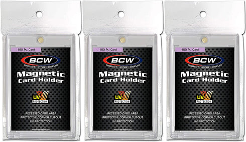 BCW Magnetic Card Holder - 180 Pt. (3 Pack)