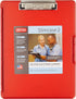Dexas 3517-J101 Slimcase 2 Storage Clipboard with Side Opening, Strawberry