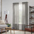 Mode Simplicity Single Curtain Rod set with Square Finials - 32 to 90 in, White