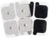 AccuRelief Universal TENS Unit Supply Kit - TENS Unit Pads and Lead Wires - for AccuRelief Single and Dual Channel TENS Devices and TENS Units with Snap Electrodes, 2 Count (Pack of 8) Electrodes.