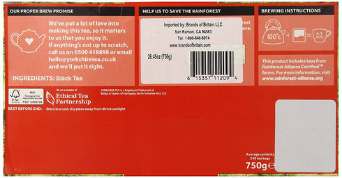 Taylors of Harrogate Yorkshire Red, 240 Teabags