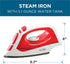 Commercial Care 1200 Watts Steam Iron with 5.1 Ounce Water Tank CCSI100