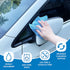 BUST-HOP Reusable Microfiber Wipes 12 by 12 Inches Cleaning Cloth Rags Softer Highly Absorbent Lint Free - Streak Free Wash Cloth for House Kitchen Car Window BLUE Pack of 50
