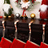 Yuokwer Set of 4 Christmas Stocking Holders for Mantel Stocking Hooks Hanger for Fireplace Christmas Safety Hang Grip Stockings Clip for Christmas Party Decoration (Rose Gold, Pack of 4)