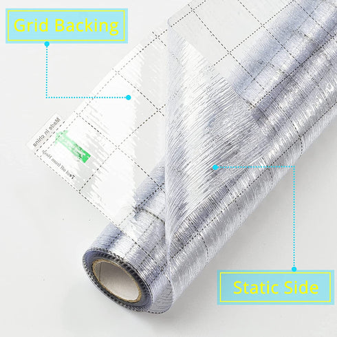 FEOMOS Rain Glass Window Film UV Blocking Removable Window Sticker Static Cling Film Vinyl Decorative Glass Film for Windows Doors Privacy Non Adhesive 23.6 x 78.7 inches