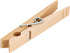 Woolite Extra Large Wooden 100 Pack Clothespins, Natural