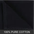 Homaxy 100% Cotton Waffle Weave Kitchen Dish Towels, Ultra Soft Absorbent Quick Drying Cleaning Towel, 13x28 Inches, 4-Pack, Black