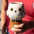 Harry Potter Hedwig Owl Coffee Mug, 14 Oz - Figural Kawaii Goblet Cup Design - Ceramic, No Handle - Cupful of Cute by Jerrod Maruyama