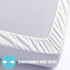 Lux Decor Collection Fitted Sheet - 16 Inches Deep Pocket Queen Sheets - Ultra Soft 1800 Thread Count Brushed Microfiber Fitted Sheet - Wrinkle, Fade & Shrinkage Resistant (White, Queen)
