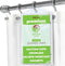 Clean Healthy Living Premium PEVA Clear Shower Curtain Liner with Magnets & Suction Cups - 70 X 71 in. Long