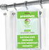 Clean Healthy Living Premium PEVA Clear Shower Curtain Liner with Magnets & Suction Cups - 70 X 71 in. Long