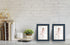 Violabbey 5x7 Picture Frames Navy Blue Set of 2, Modern Style 5 by 7 Photo Frame, High Definition Tempered Real Glass, Wall or Tabletop Display