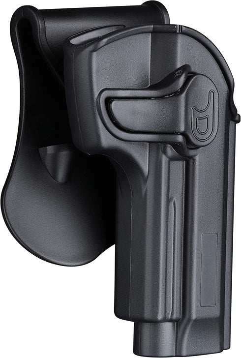 Beretta 92 FS Holsters, OWB Holster for Beretta 92 92FS 96FS M9 / GSG92 / Girsan Regard MC(No Rail) - Index Finger Released | Adjustable Cant | Autolock | Outside Waistband | Lightweight -Right Handed