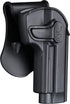 Beretta 92 FS Holsters, OWB Holster for Beretta 92 92FS 96FS M9 / GSG92 / Girsan Regard MC(No Rail) - Index Finger Released | Adjustable Cant | Autolock | Outside Waistband | Lightweight -Right Handed