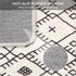 Uphome Bathroom Rugs 18x25 inch Boho Bath Mat Non-Slip Moroccan Geometric Farmhouse Bath Rug Soft Microfiber Machine Washable Floor Mats for Bathroom Tub Sink Shower