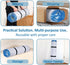 Crib Mattress Vacuum Bag, Protect & Compress Crib Mattress by 80%,Heavy Duty Zippered Crib Mattress Storage Bag for Moving Crib & Crib Storage, Infant Mattress Storage Bag