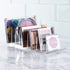 iDesign Clarity BPA-Free Plastic Divided Makeup Palette Organizer, 9.25" x 3.86" x 3.2", Clear