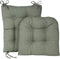 Klear Vu Gripper Saturn Rocking Chair Cushion Set, 2 Piece, 2 Count (Pack of 1), Celadon