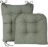 Klear Vu Gripper Saturn Rocking Chair Cushion Set, 2 Piece, 2 Count (Pack of 1), Celadon