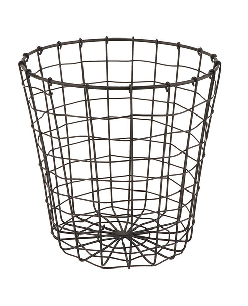 G.E.T. Heavy Duty Iron Wire Utility Storage Basket, Round, 8" x 8"