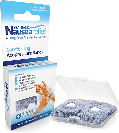 Sea-Band Anti-Nausea Acupressure Wristband for Motion & Morning Sickness