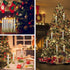 Flameless Taper Candles with Remote Timer LED Window Candles Christmas Candle Lights for Window Battery Operated Warm White Flickering Light