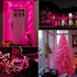 Pink Mini Christmas Lights - 39 Feet 100 LED Fairy String Lights with 8 Lighting Modes Waterproof Connectable for Indoor Outdoor Xmas Tree Garland Wreath Holiday Valentine's Day Decoration