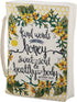 Creative Brands Faithworks-French Press Mornings Canvas Bible Cover, 7 x 10-Inch, Kind Words