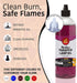 Paraffin Lamp Oil - Purple Smokeless, Odorless, Clean Burning Fuel for Indoor and Outdoor Use with E-Z Fill Cap and Pouring Spout - 32oz - by Ner Mitzvah