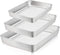 TeamFar Lasagna Pan Set of 3, 12…–? & 10¼? & 9…–?, Rectangular Cake Pan Deep Baking Sheet Pans Stainless Steel for Lasagna Cake Brownie, Healthy & Heavy Duty, Sturdy & Dishwasher Safe