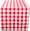 DII Patriotic Stars Check Tabletop Collection for 4th of July Entertaining, Summer Barbeques, Picnics, Indoor/Outdoor Meals, Table Runner, 14x108