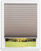 Easy Lift Trim-at-Home Cordless Pleated Light Blocking Fabric Shade Natural, 30 in x 64 in, (Fits windows 19"- 30")