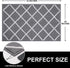 Finchitty Indoor Door Mat, Non-Slip Absorbent Resist Dirt Entrance Rug, Durable Machine Washable Rugs for Entryway, Low-Profile Inside Floor Doormat, 20" x 32", Grey