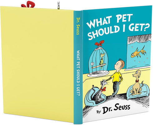Hallmark Keepsake 2017 Dr. Seuss's What Pet Should I Get? Christmas Ornament