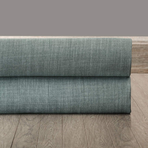 HPD Half Price Drapes BOCH-LN185-P Faux Linen Room Darkening Curtain (1 Panel) 50 X 84, BOCH-LN18537-84, Sea Thistle