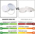 Masontops Tough Tops - Regular Mouth Mason Jar Lid - White - BPA-Free Plastic Screw Caps - Durable Reusable Jar Covers