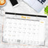 2022 Desk Calendar - Desk Calendar 2022, Monthly Calendar 2022, 17" x 12" Calendar 2022 January 2022 - December 2022, 2022 Calendar Desk with Large Ruled Blocks, Colorful Marble