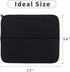 Dish Drying Mat for Kitchen Counter Dishes Towels Absorbent Sink Drain Mats with Mircofiber,14" x17?,3 Pack Black