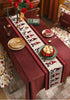 Valentine's Day Cotton Linen Table Runner Red Buffalos Check Plaid Dresser Scarves, Gnomes and Love Heart Table Runners for Farmhouse Kitchen Dinning Table Decor