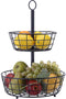 SunnyPoint Tabletop 2-Tier Countertop Fruit Basket Stand