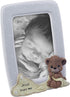 Precious Moments 203106 Jesus Loves Me Bear Resin/Glass Photo Picture Frame, Multicolor